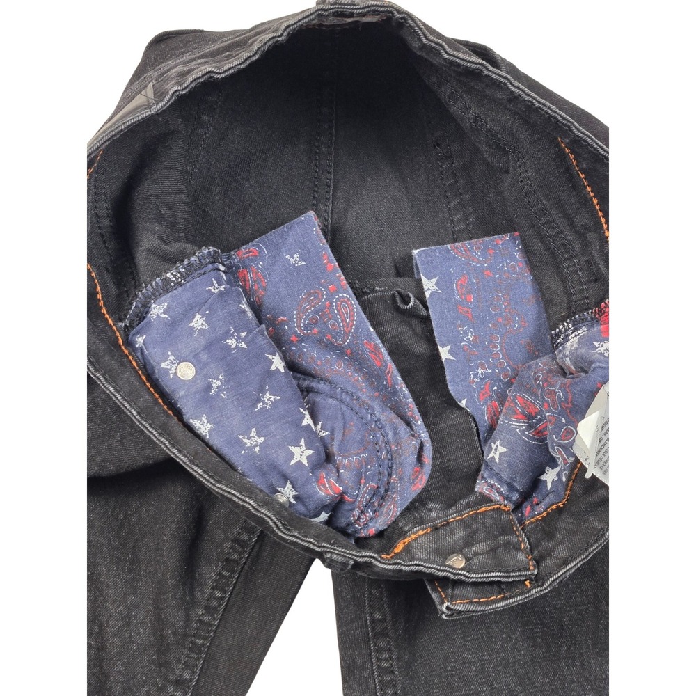 Weatherproof Vintage Jeans Mens 30x32 Black Slim Straight Faded Denim - Picture 15 of 16